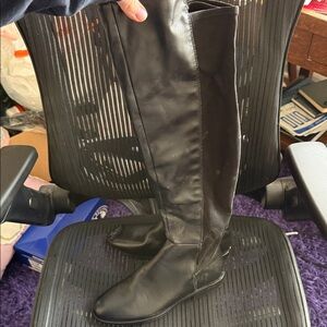 Black Knee-High Boots